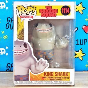 Funko PoP Movies DC The Suicide Squad King Shark #1114 2021 + Protector